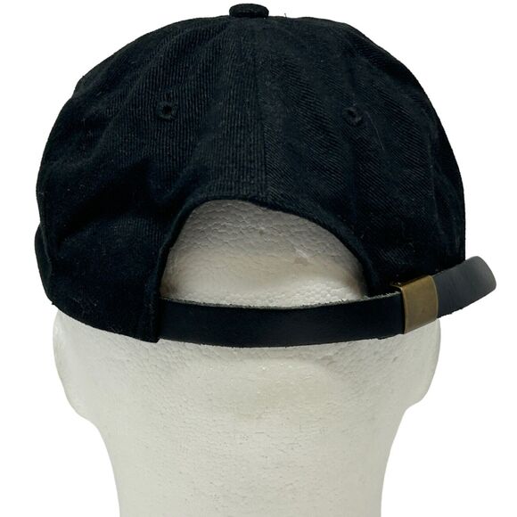Vintage Harley Davidson Miller Genuine Draft Dad Hat Baseball Cap 90s Black MGD - Picture 3 of 10